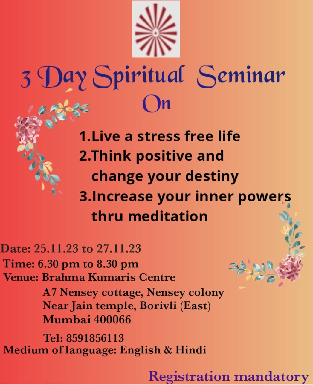Brahmakumaris events